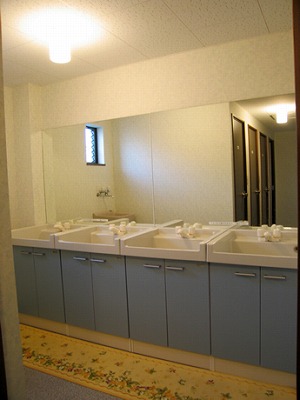 三菱橋目寮洗面所